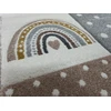 Merinos Dywan DIAMOND 3D 120x170 tęcza smėlio spalva łuki pilka w tęcze GRUBY w stylu boho