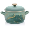 Metalac Emaliuotas puodas "marble" 20 cm, 4.2 l, mėtų spalvos