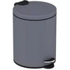 Metalinė šiukšliadėžė su pedalu 20x20.3x28.5cm/5L Metallic Pilkas