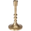 Dekoracja Domu Home Styling Collection Žvakidė Auksinė 17 cm Aliuminė Ilgai Deganti