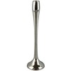 Nežinomas Candle holder A98810580. aliuminio. 31 cm. sidabrinis col.