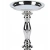 Žvakidė metalinas sidabras 21,5 cm