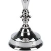 Žvakidė metalinas sidabras 21,5 cm