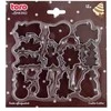 Metalinės formelės sausainiams TORO 12vnt.