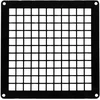 Metalinės ventiliacijos grotelės MR2010Zn, 200 x 100 mm, cinkuotos