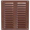 Metalinės ventiliacijos grotelės MVM250SR, 250 x 250 mm, rudos sp.