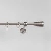 Metalinio karnizo komplektas MODENA, viengubas, send. aukso sp., 2,4 m, Ø19 mm