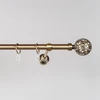Metalinio karnizo komplektas MODENA, viengubas, send. aukso sp., 2,4 m, Ø19 mm