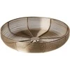 Lumarko Metalinis dekoratyvinis krepšelis WIRE, auksinės sp., 31 x 6 cm