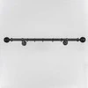 Metalinis karnizas MATERA, juodos sp., viengubas, 1,6 m, Ø 19 mm