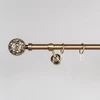 Metalinis karnizas SEVILLA, aukso sp., viengubas, Ø 16 mm, 1,6 m