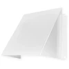Metalinis oro angos dangtelis LNM1408, 140 x 80mm, baltos sp.