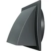 Metalinis oro angos dangtelis LNM1408M, 140 x 80mm, juodos sp.