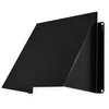 Metalinis oro angos dangtelis LNM1408M, 140 x 80mm, juodos sp.