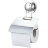 Metalinis tualet.pop. laikiklis su dangteliu Easy chromuotas/su siurb.