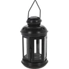 Metalinis žibintas LANTERN, raudonos/baltos, 11,5 x 21 cm, 1 vnt