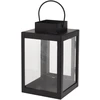 Metalinis žibintas LANTERN, raudonos/baltos, 11,5 x 21 cm, 1 vnt