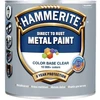 Metalo dažai HAMMERITE SMOOTH FINISH, blizgūs, baltos sp., BC bazė, 2,35 l