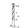 Grąžtas Bosch HSS-G grąžtai metalui 1,5mm, 2 vnt.