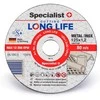 Specialist+ Metalo pj.diskas LONG LIFE 125x1,2x22 mm