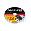 Metalo pjovimo diskas GRAPHITE 55H570 115x1x22.2 mm (10 vnt.)