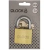 Metro Pakabinama spyna Qlock 48/26/Ø7.3mm/3 rakt. žalvario