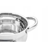 Meyerhoff 2,5L NERŪDijantis PUODAS SU MATAVIMO MATAVIMU IR DANGIU 18CM DUJŲ INDUKCIJA