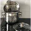 Meyerhoff Garinimo puodas Plieninis garintuvas 18 cm, 3 dalių, indukcinis