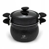 Meyerhoff Garinimo puodas STEAMER 24cm 3 dalys 9L Virtuvės marmuras