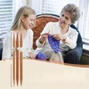 mezgimo adatų rinkinys BAMBUKAS 75 VIENETĖS 20 CM GAŽOTAS SMOOTH