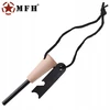 Mfh Essential magnezinis titnagas su medine rankena ir virvele