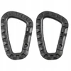 MFH Max Fuchs Plastikinis D-formos juodas karabinas 7 mm x 8.5 cm