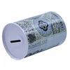 Midex Didelė SKARBONKA XXL PUSZKA METALOWA MONETY BANKNOTY ZŁOTÓWKI