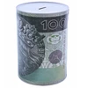 Midex Didelė SKARBONKA XXL PUSZKA METALOWA MONETY BANKNOTY ZŁOTÓWKI