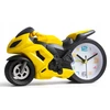 Midex MOTORINIO MOTOCIKLO GELTONAS IR Juodas 19 x 11 CM Smulkintuvo Smulkintuvo LAIKRODŽIO SIGNALAS