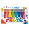 "Mighty Mega" plaunamieji markeriai 8 spalvų - ooly