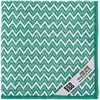 Mikropluošto šluostė Zig-Zag Eco Ego 20x20x25cm žalia/balta