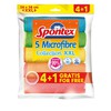 Mikropluošto šluostės SPONTEX XXL 4+1 vnt.