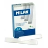 Kreida Milan, apvali, 10vnt, baltos spalvos