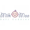 Milk&Moo medžiaginis seilinukas Rožinės ir žalios spalvos atspalviai 2 vnt.