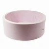 Mimii Suchy basen 110x40 Velvet Soft Šviesiai rožinė bez piłek