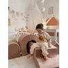 Mimii Suchy basen 130x30 Velvet Soft Ciemny Kreminis bez piłek