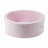 Mimii Suchy basen 90x30 Velvet Soft Šviesiai rožinė bez piłek