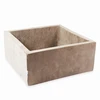 Mimii Suchy basen 90x90x40 Velvet Soft Ciemny Kreminis bez piłek
