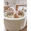 Mimii Suchy basen 90x90x40 Velvet Soft Jasnomiętowy bez piłek