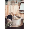 Mimii SUCHY BASEN KOJEC vaikams 110x30cm Velvet Pilka 400 piłek apvalus