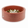 Mimii SUCHY BASEN KOJEC vaikams 90x30cm Soft Canyon Clay 200 piłek apvalus