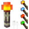 MINECRAFT NAKTINĖ LEMPA ŽAIDIMŲ KAMBARIO DEKOLAS MIGAMOJOJE USB naktinė lempa