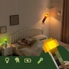 MINECRAFT NAKTINĖ LEMPA ŽAIDIMŲ KAMBARIO DEKOLAS MIGAMOJOJE USB naktinė lempa