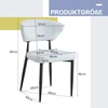 Minimalistinės baltos ergonominės kėdės, 2 vnt